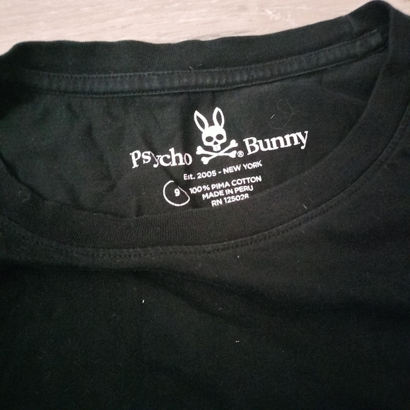 Psycho Bunny Long Black Sleeve Shirt Men - Picture 2 of 7